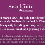 The Asia Foundation launched Accelerate My Business